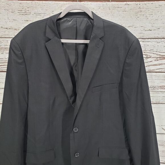 Alain Dupetit Men's Charcoal 2 Button Sportscoat Blazer Jacket Size 50R - Picture 2 of 12